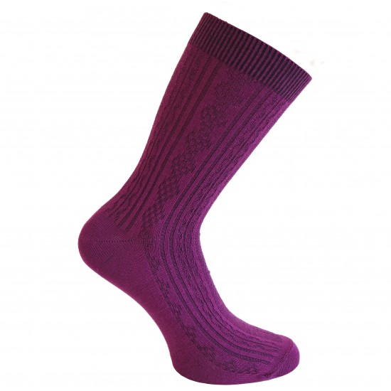 Violetinės kojinės Pynės
