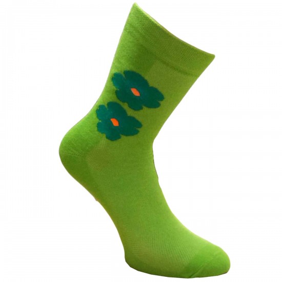 Green socks Flower
