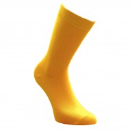 Yellow plain socks Mustard