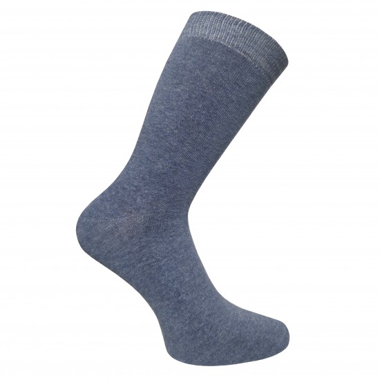 Blue plain socks Light denim