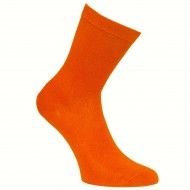 Oranžinės vienspalvės kojinės 