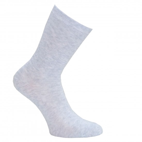 Grey plain socks Pearl