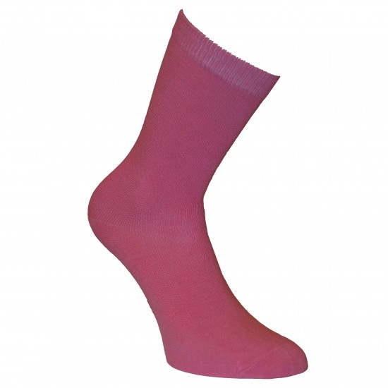 Pink plain socks Rozenhold