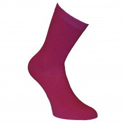 Pink plain socks Dark rozenhold