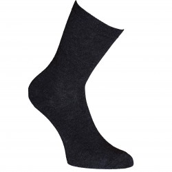 Dark grey melange plain socks Londra