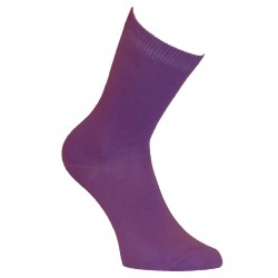 Purple plain socks Lavender
