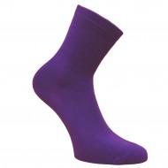 Violetinės vienspalvės kojinės Lubinai