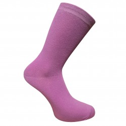 Purple plain socks Orchid
