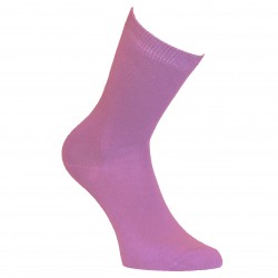 Purple plain socks Orchid