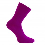 Purple plain socks Figue