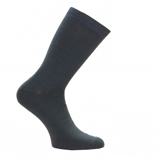 Non-slip warm thin wool socks Grey graphite