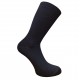 Very soft Extra fine 85% Merino wool Ripe pattern socks Black