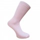 Very soft Extra fine 85% Merino wool Ripe pattern socks Light pink