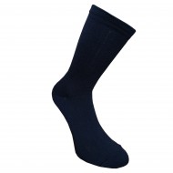 Very soft Extra fine 85% Merino wool Ripe pattern socks Dark blue