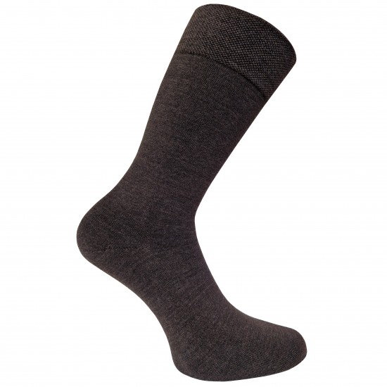 Very soft Ultrafine Merino wool socks Dark brown