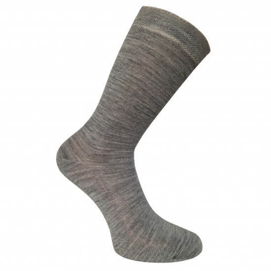 Itin švelnios Ultrafine 80% merino vilnos kojinės Pilka melanžas