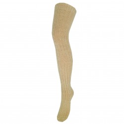 100% Merino wool over knee high socks Beige