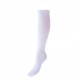 White plain knee high socks