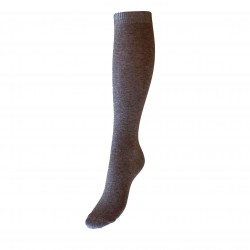 Grey plain knee high socks 