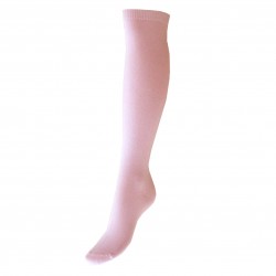 Light pink plain knee high socks 