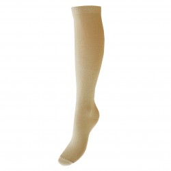 Light brown plain knee high socks 