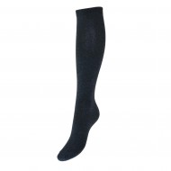 Dark grey plain knee high socks 