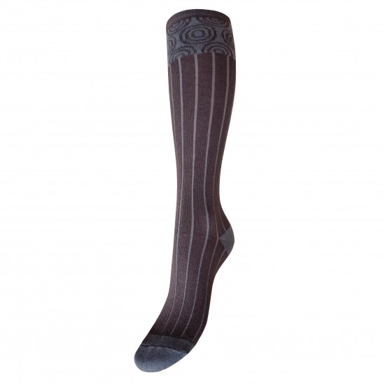 Brown knee high socks Balls