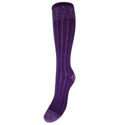 Purple knee high socks Balls