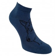 Sneaker socks for sport and leisure blue Wolf