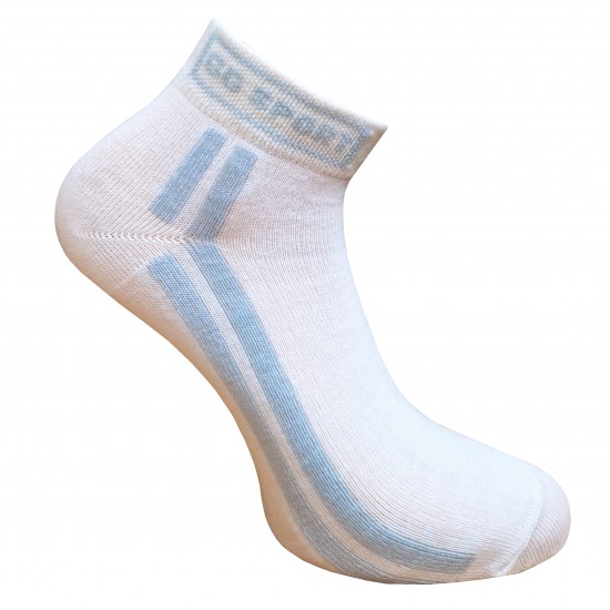 Sneaker socks for sport and leisure white CG Sport