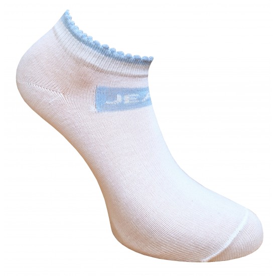 Sneaker socks for sport and leisure white light blue Jeans