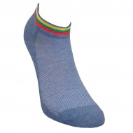Sneaker socks for sport and leisure denim Flag