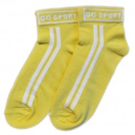Sneaker socks for sport and leisure yellow CG Sport