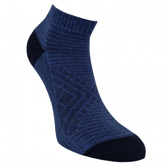 Sneaker socks for sport and leisure blue Diamonds