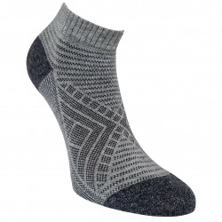 Sneaker socks for sport and leisure grey Diamonds