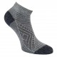 Sneaker socks for sport and leisure grey Diamonds