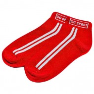 Sneaker socks for sport and leisure red CG Sport