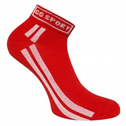 Sneaker socks for sport and leisure red CG Sport