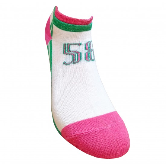 Sneaker socks for sport and leisure pink Numbers