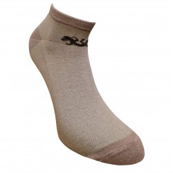 Sneaker socks for sport and leisure light brown Lizard
