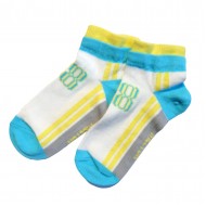 Sneaker socks for sport and leisure turquoise Numbers