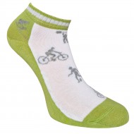 Sneaker socks for sport and leisure green Sport