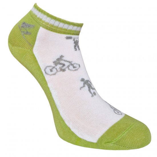 Sneaker socks for sport and leisure green Sport