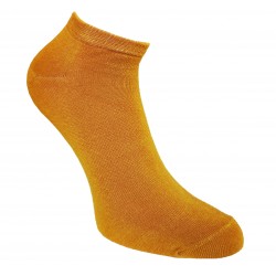 Bamboo sneaker socks for sport and leisure Mustard