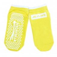 Non-slip sneaker socks for sport and leisure yellow Jeans