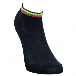 Non-slip sneaker socks for sport and leisure black Flag