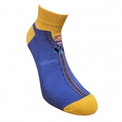 Sneaker dusty blue sport socks with a plush sole Zipper