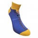 Sneaker dusty blue sport socks with a plush sole Zipper