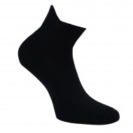 Sneaker black sport socks with a plush sole