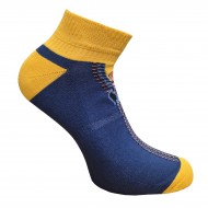 Sneaker blue sport socks with a plush sole Zipper